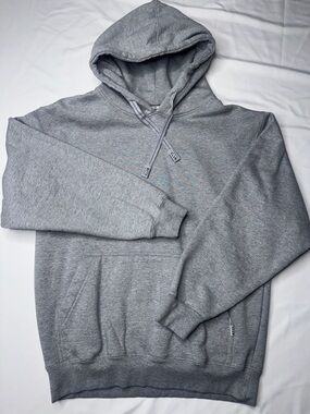 Pro Club Heavy Weight Pullover Hoodie Light Gray Heather Medium Blank Clean